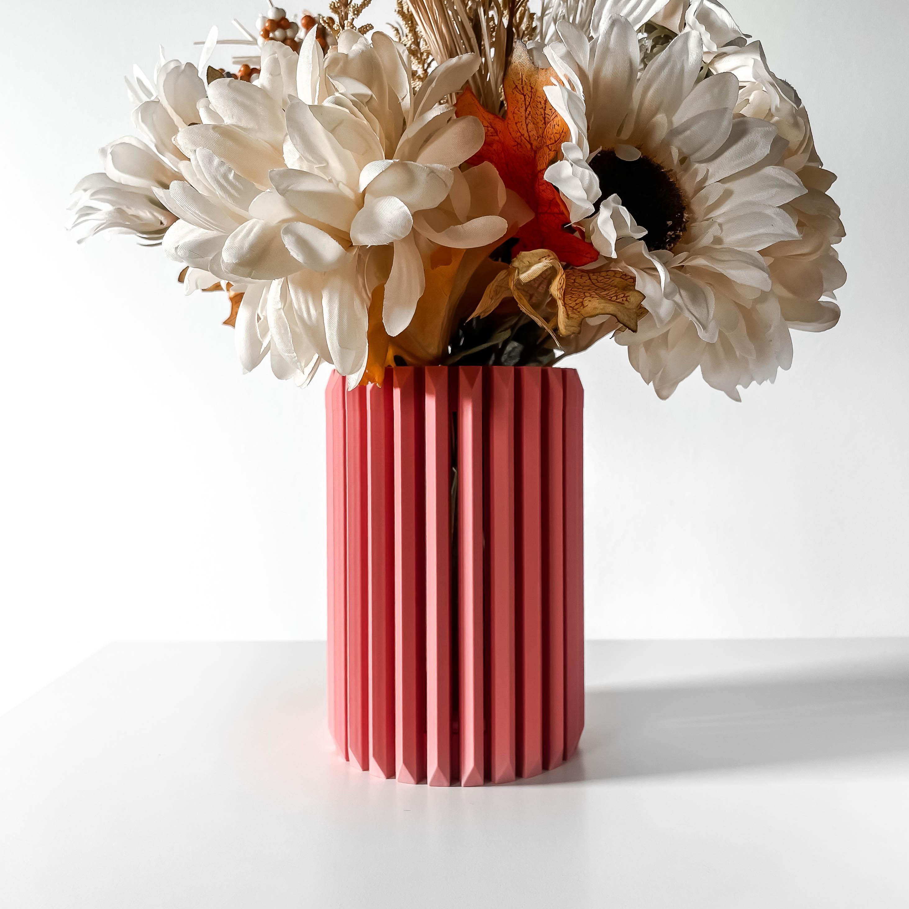 The Teris Vase, Modern and Unique Home Decor for Dried and Preserved Flower Arrangement  3d model