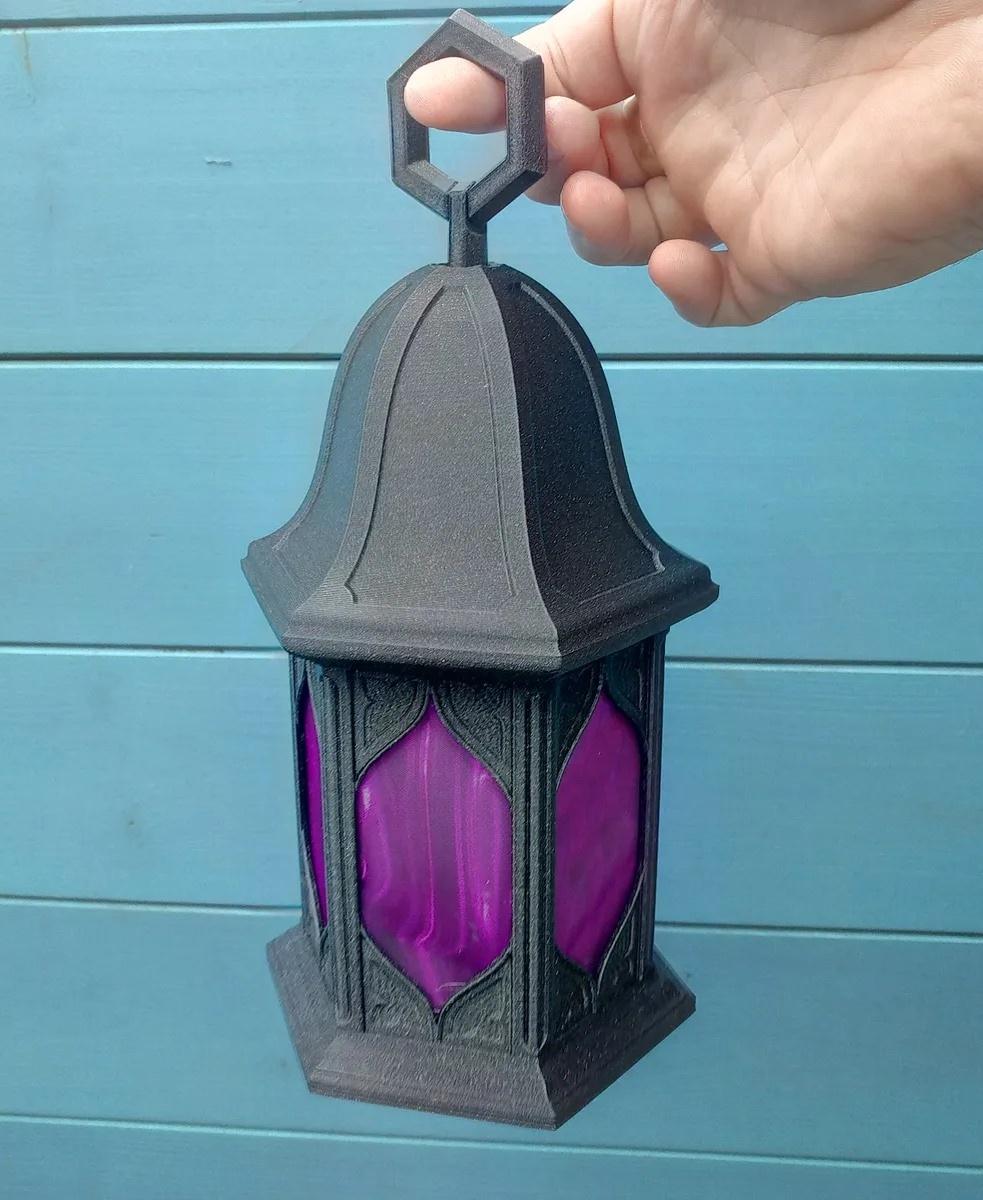 Gothic Lantern - Hanging Version 3d model