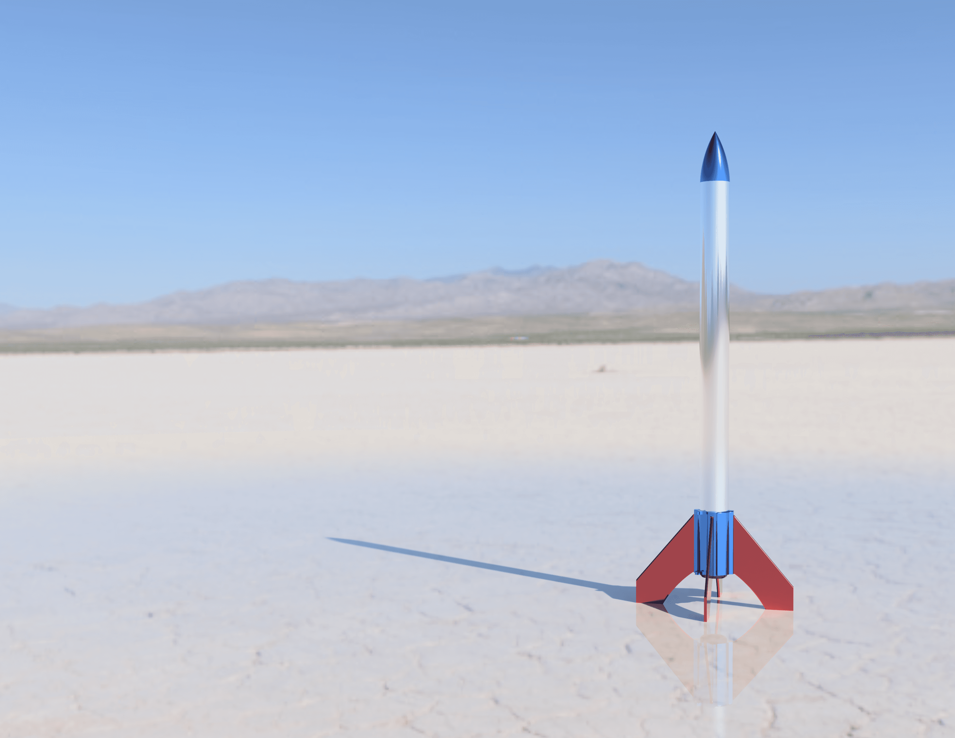Big-D Rocket _Split Body.step 3d model