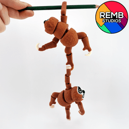 Flexi Sloth – Print-in-Place Articulated Model 3d model