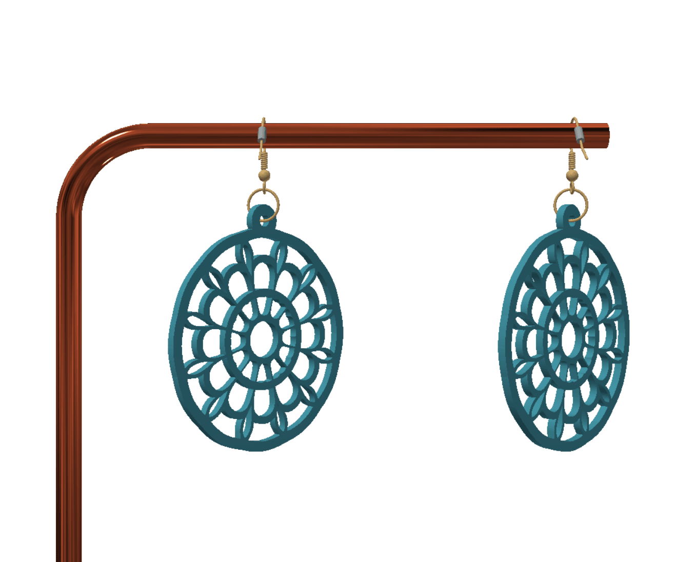Cute keychain / earrings 3d model