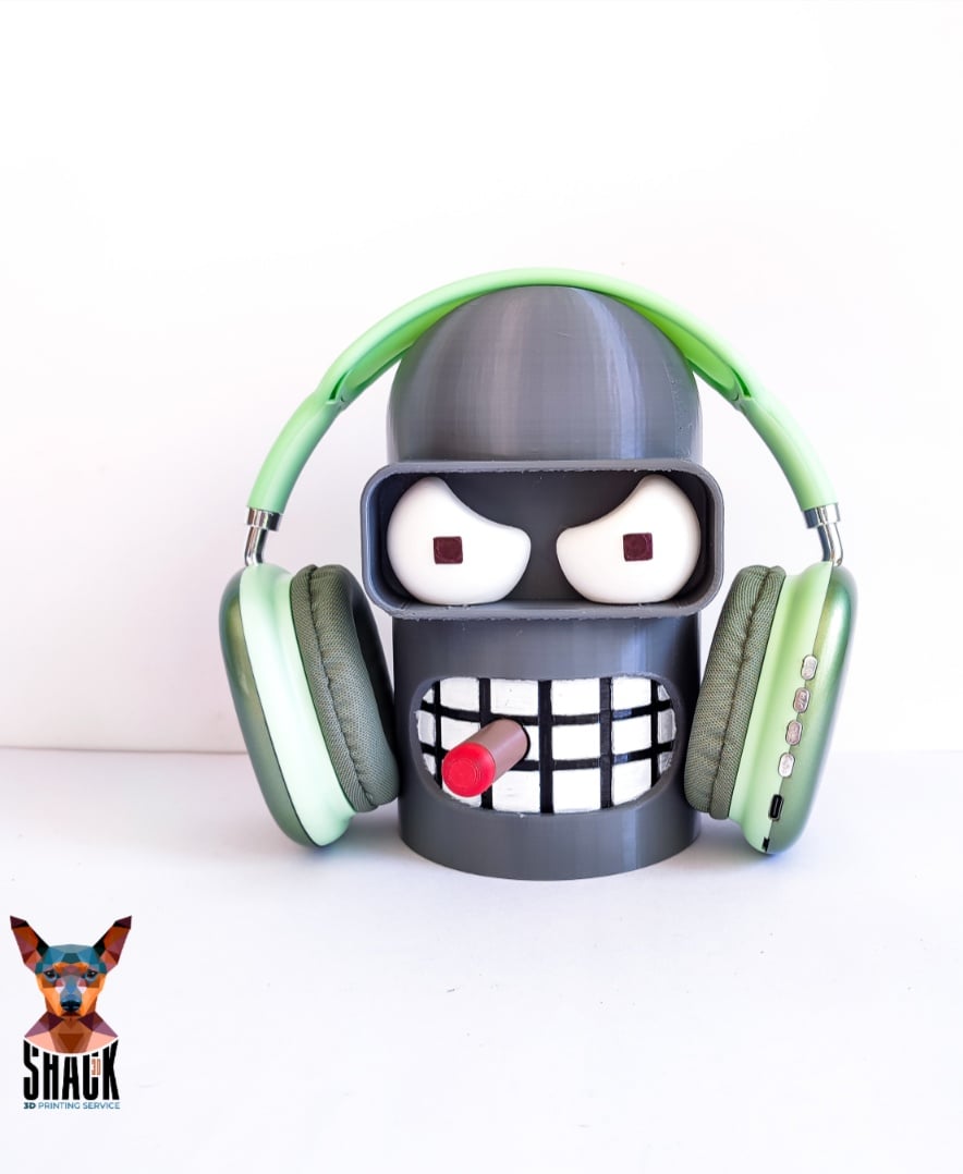 Bender - Headphone & Joystick Holder 3d model