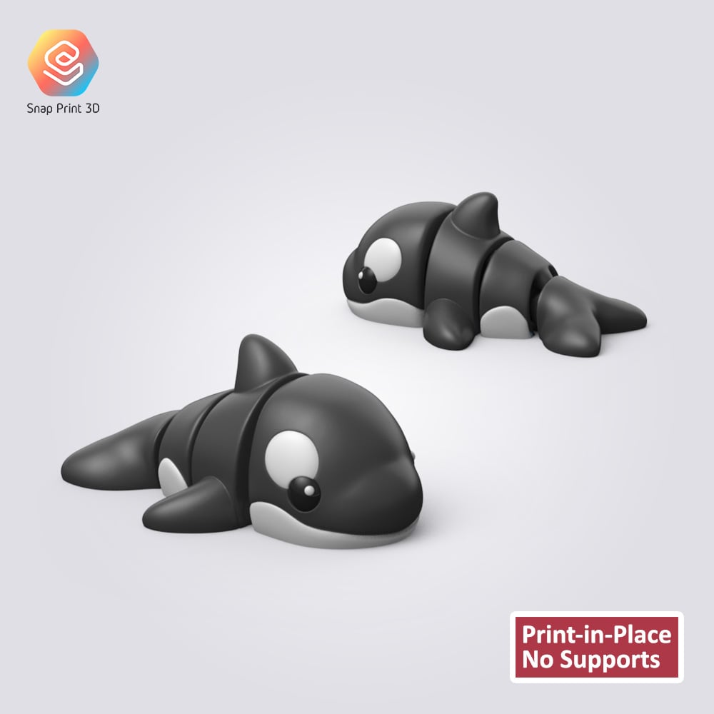 Flexi Orca 3d model