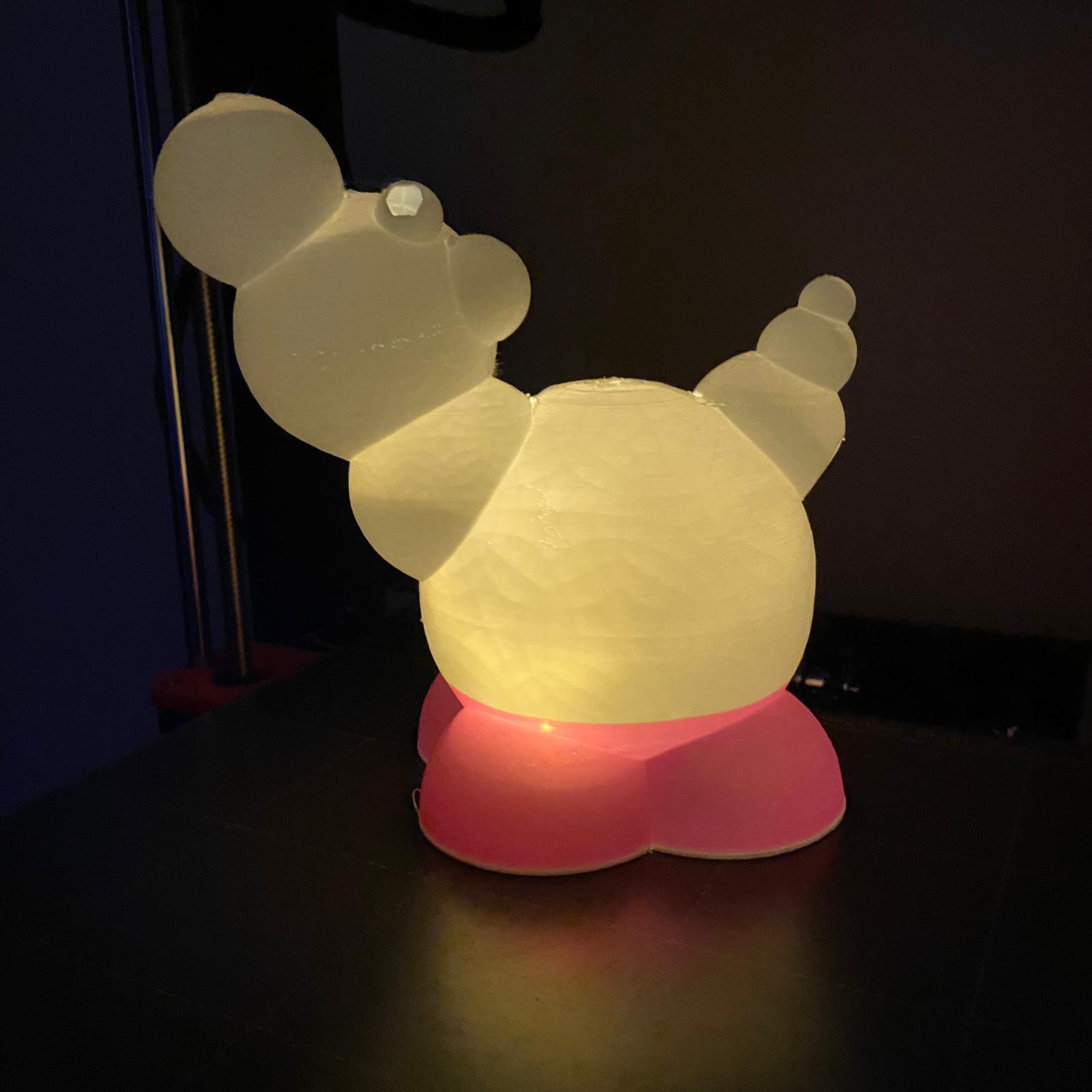 Polar Bear Lamp 3d model