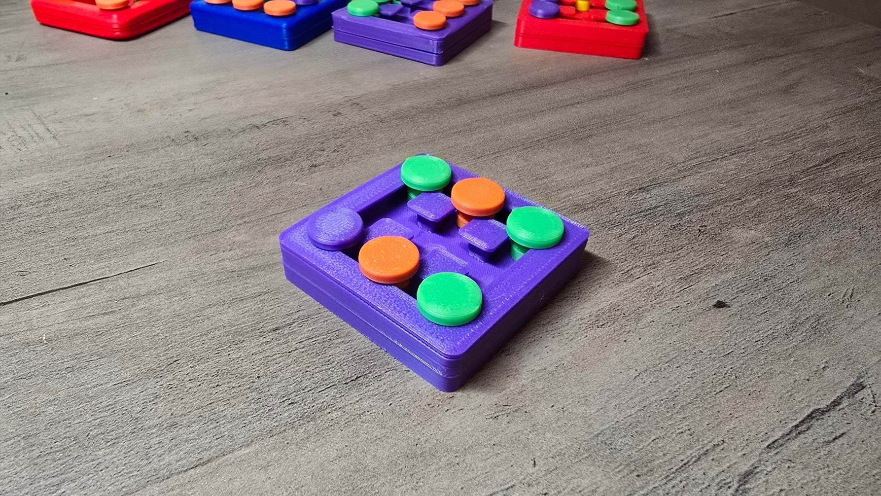 Customizable Magnetic Fidget Slider Stress Relief 3d model