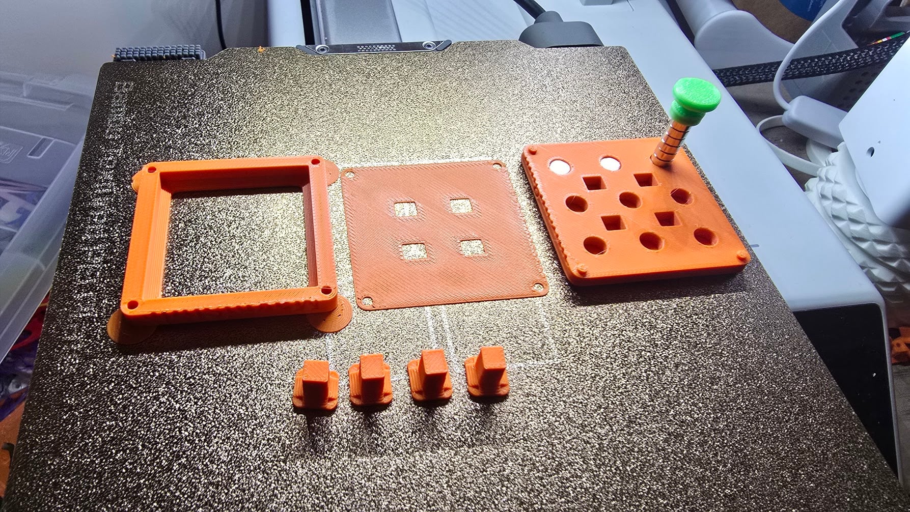 Customizable Magnetic Fidget Slider Stress Relief 3d model