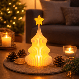 MODERN & MODULAR CHRISTMAS TREES - PENDANT + TEALIGHT VERSION (3 SIZES) / CHRISTMAS DECOR 3d model