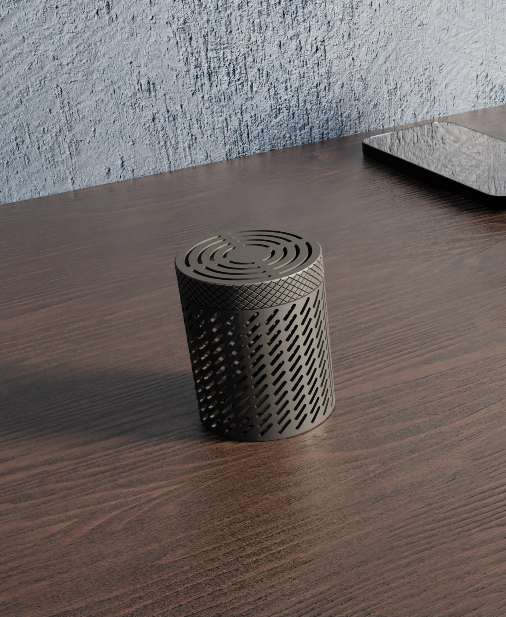 Spool Size Silica Gel Container 3d model