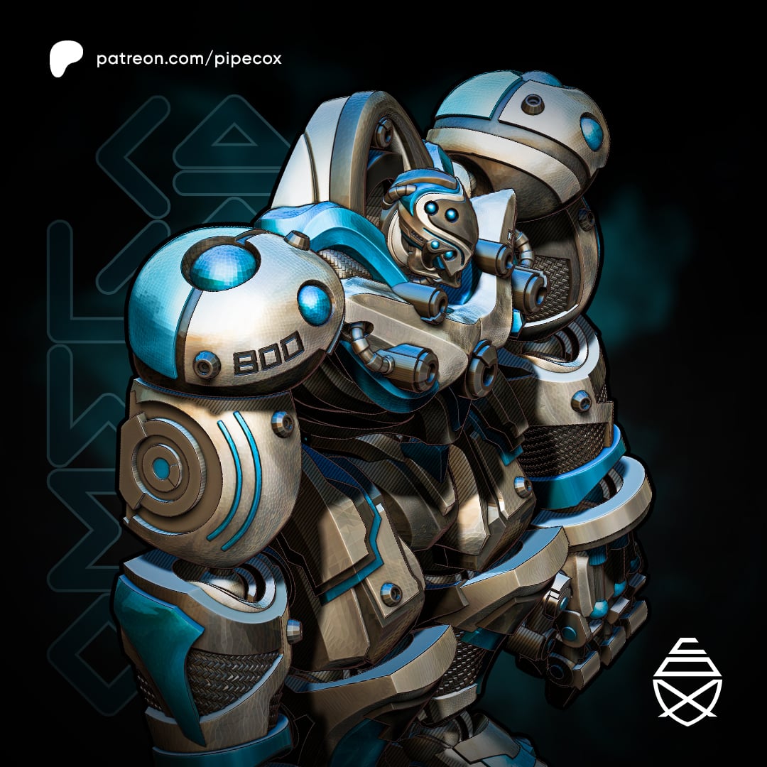 Omega Droid 3d model