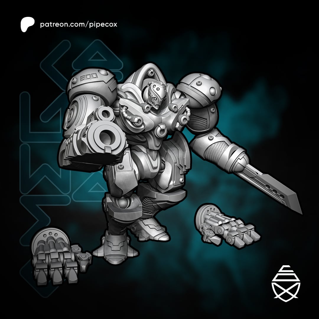 Omega Droid 3d model