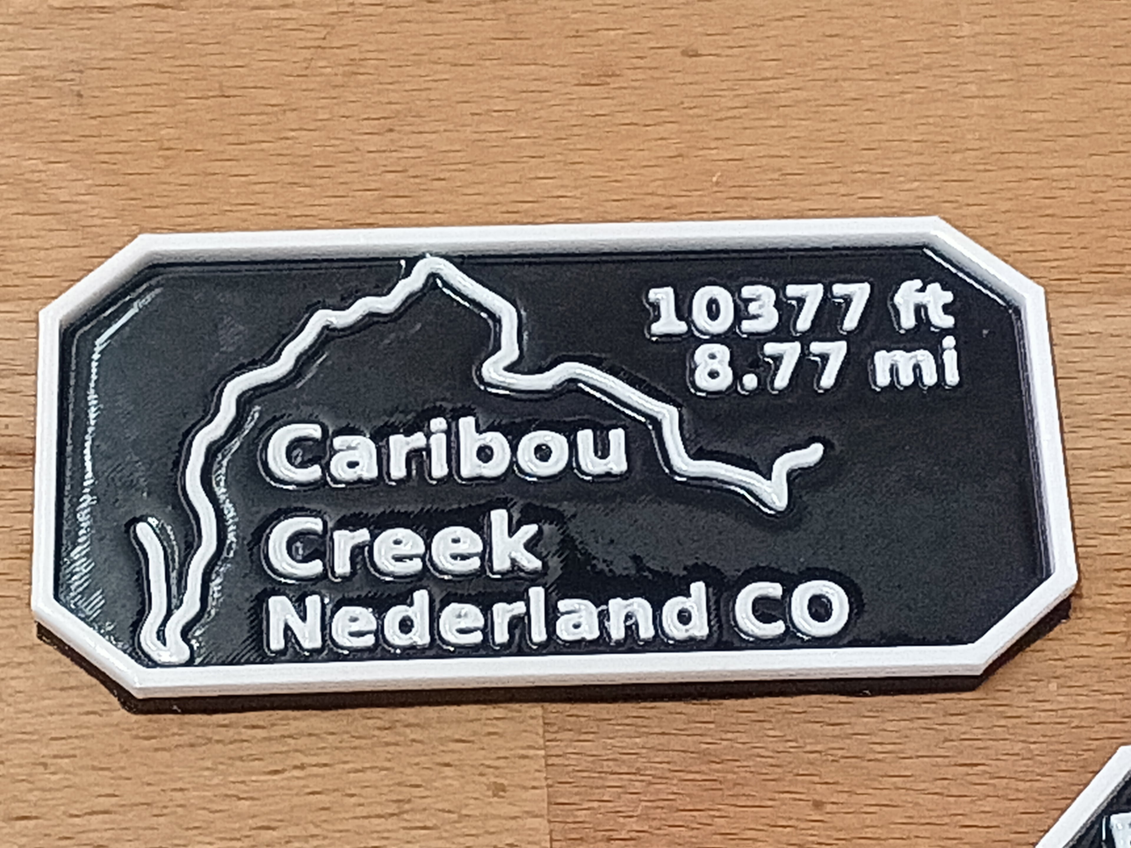 Maverick's Trail badge Caribou Creek Nederland Colorado 3d model