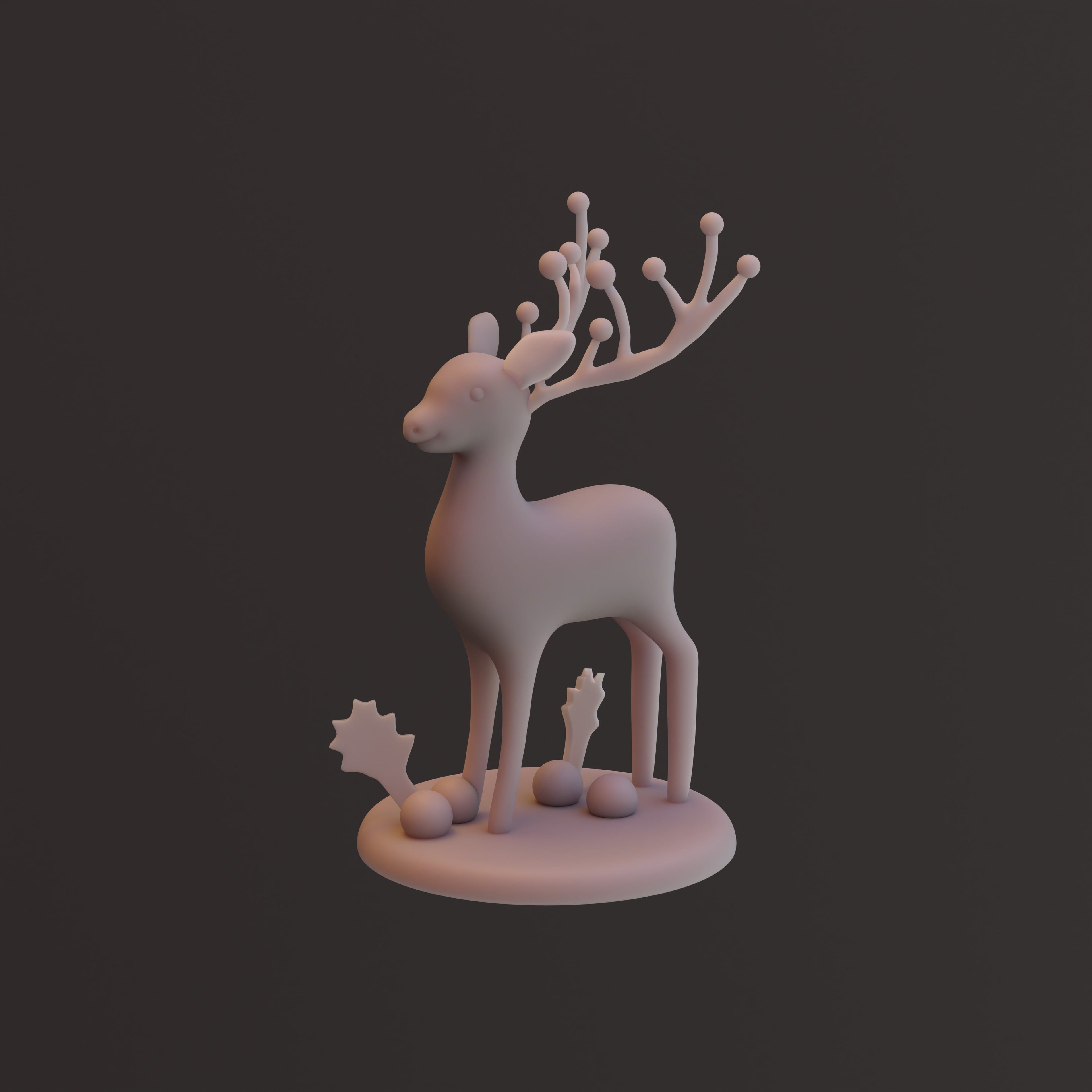 Deer Decor 3d model