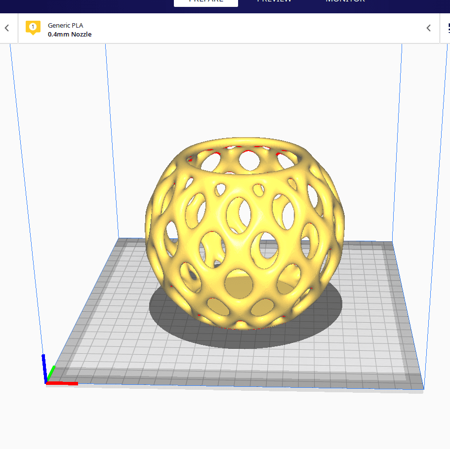 Sphere vase 3d model