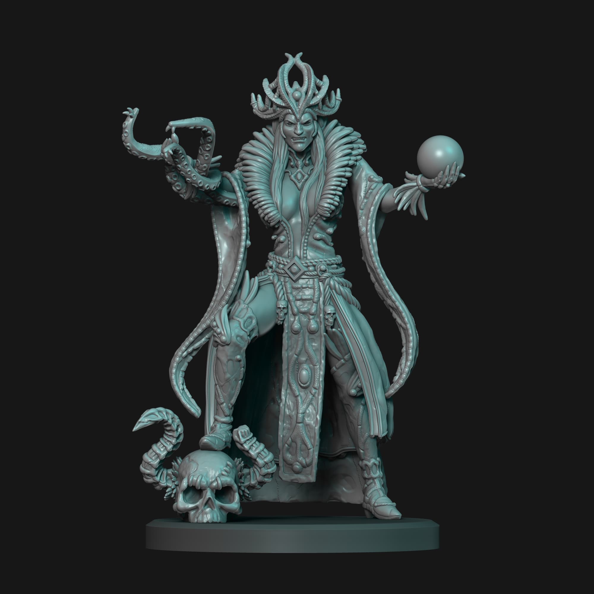 Witch - D&D Mini 3d model