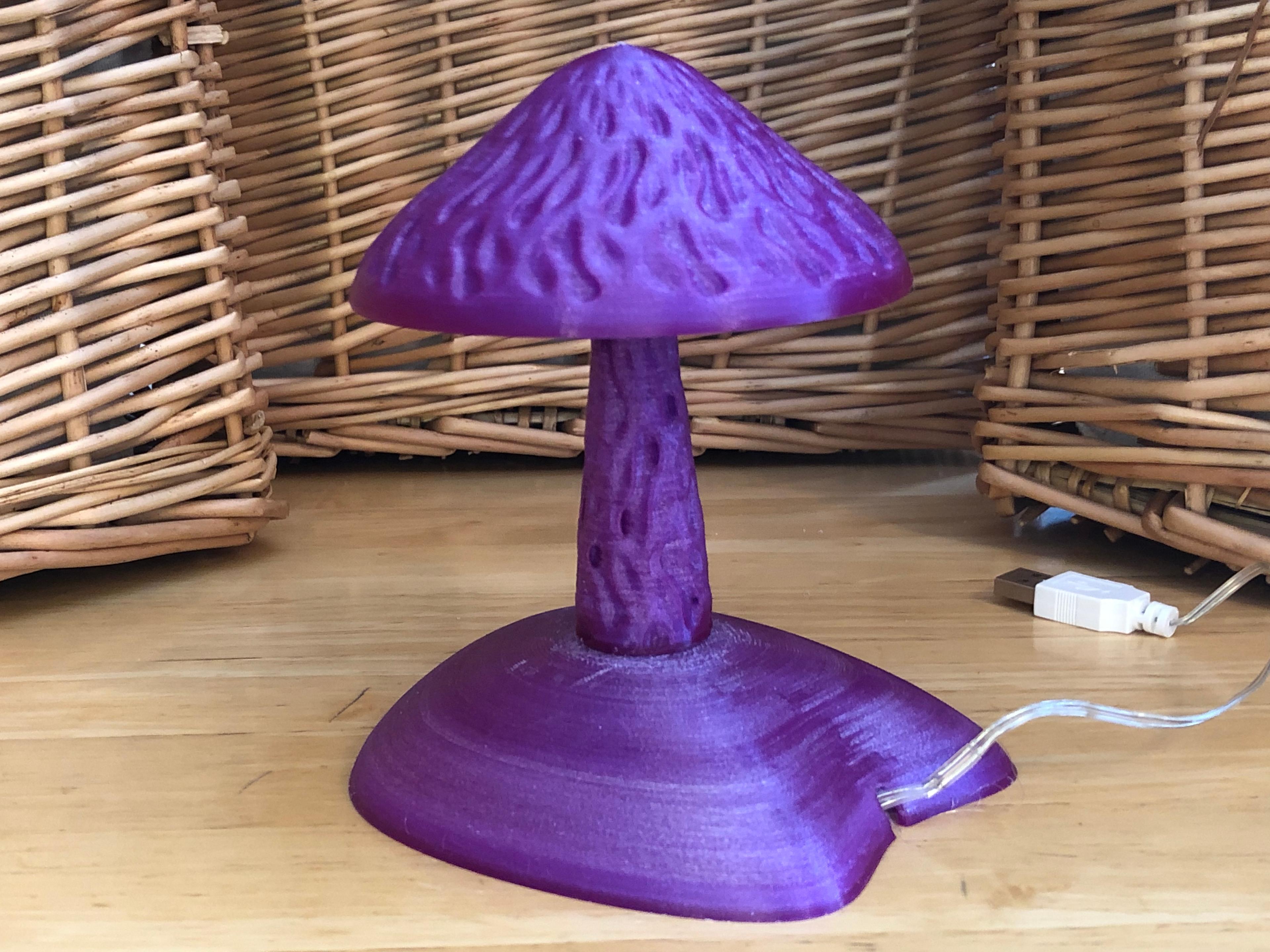 Modular Mushroom Lamp 3d model