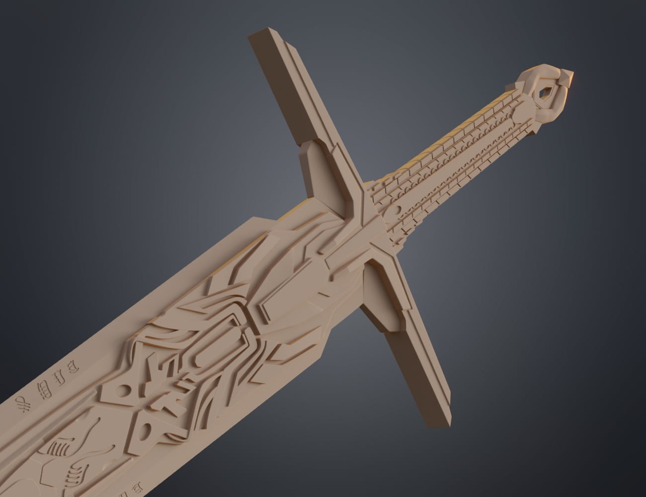 Optimus Prime Sword - Transformers 3d model
