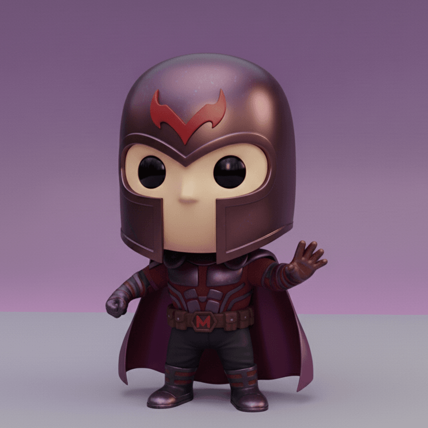 MAGNETO CHIBI KAWAII – COLLECTIBLE 3D FIGURE 3d model