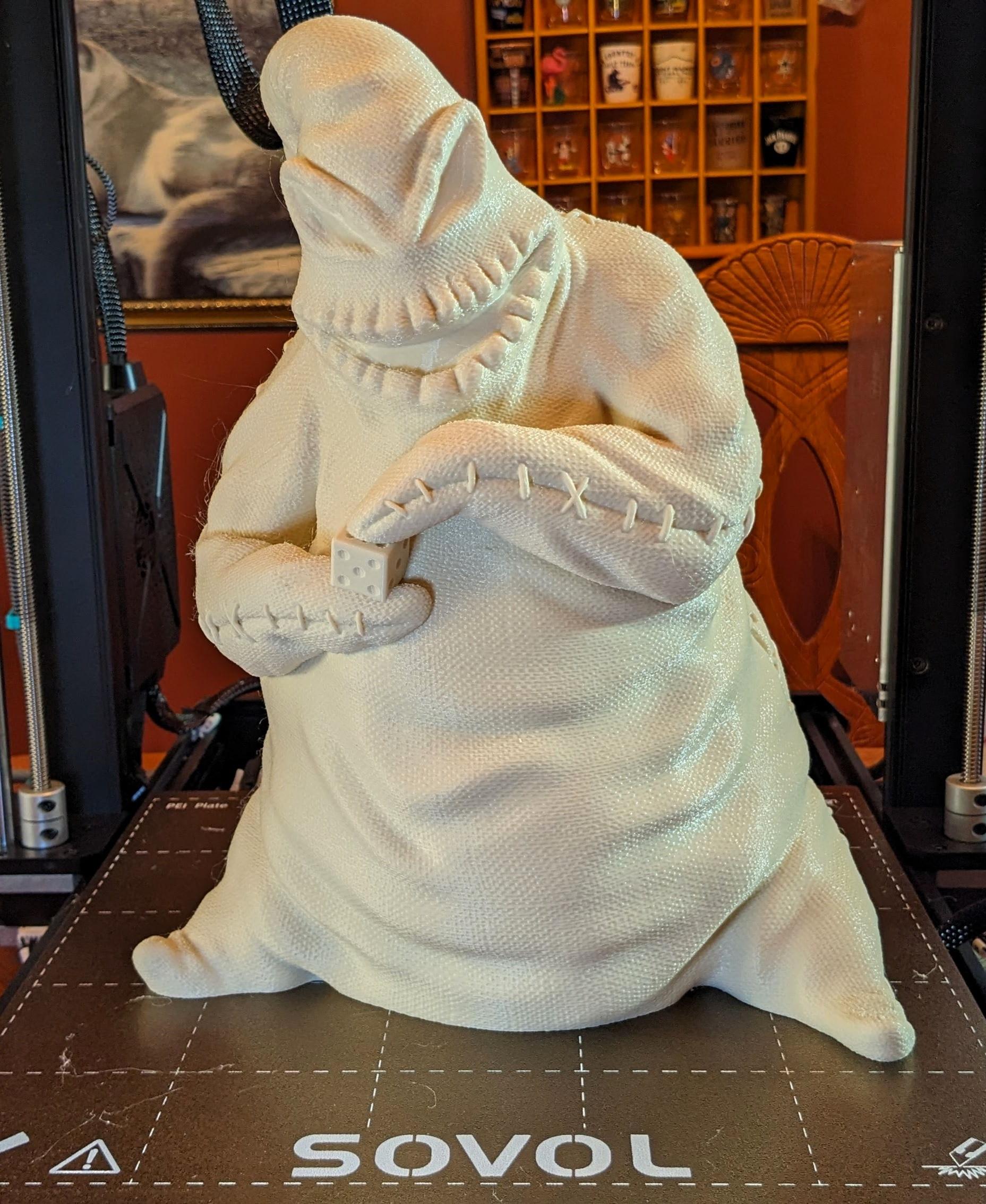 OogieBoogie.stl - Scaled to 304mm tall. Turned out great. - 3d model