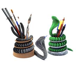 Articulated Cobra + Pencil Holder