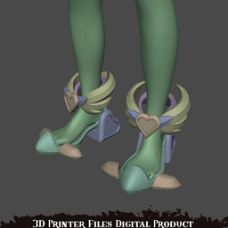 Heart of Hope Juno Shoes Overwatch 2 3d model
