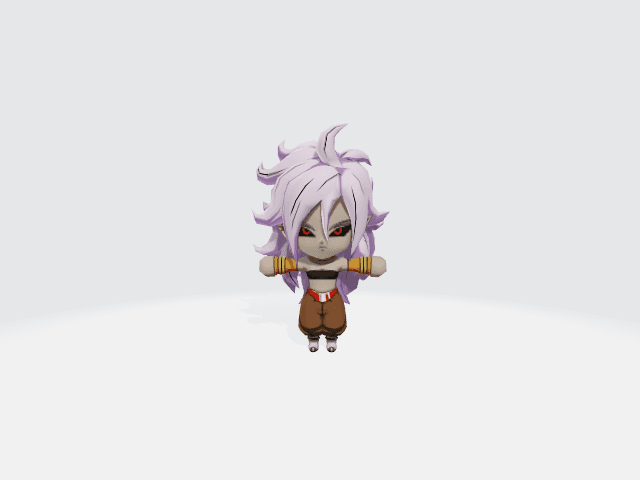 Baby Android 21 3d model