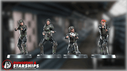 Colonial Marines Miniatures - Aliens 3d model