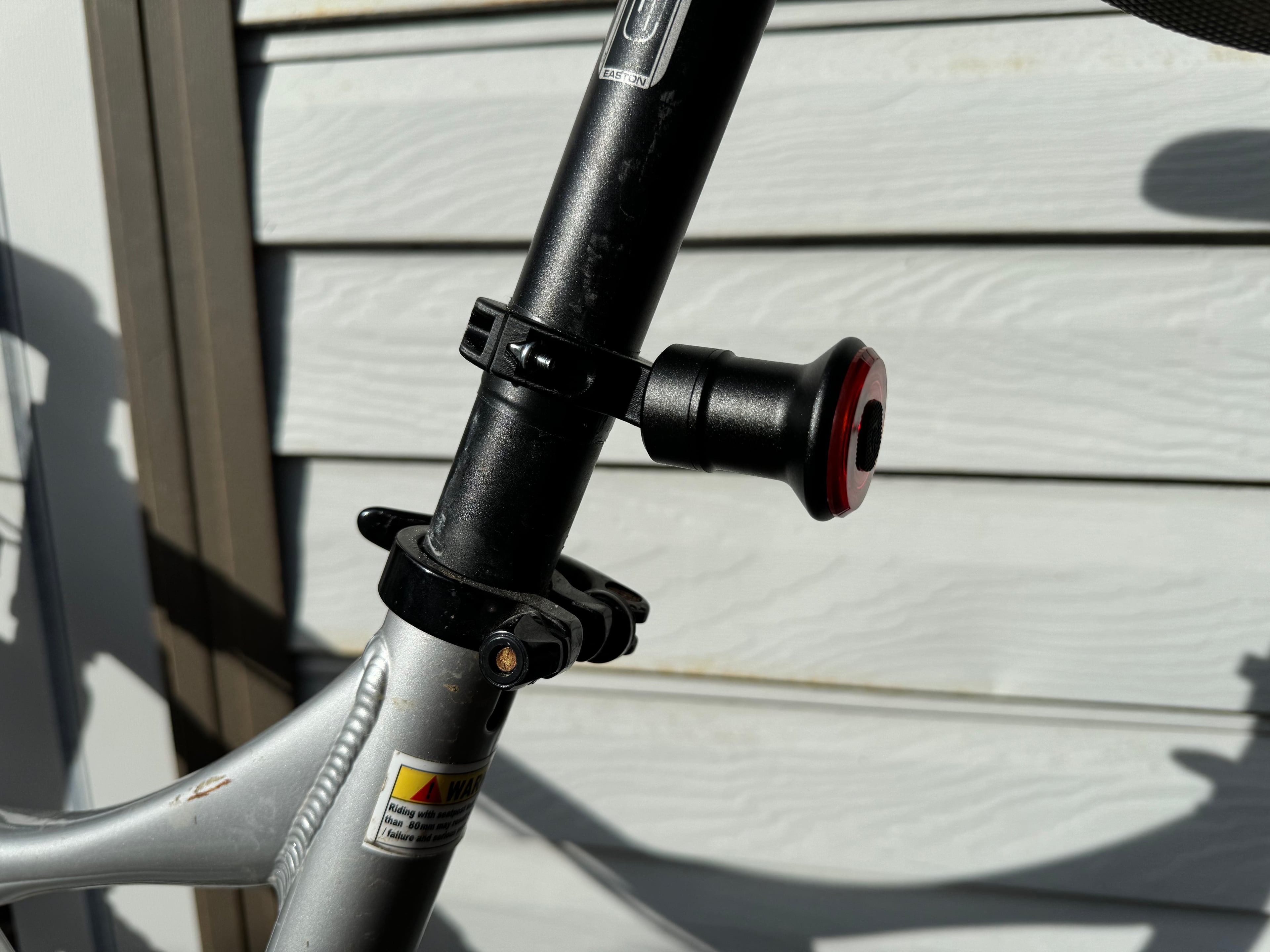 Bike light seat post bracket 3d model