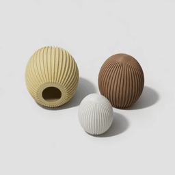 JAPANDI DECOR EGGS / CUTE EASTER DECOR / EASTER EGGS / JAPANDI DECOR / MINIMAL EASTER DECOR 3d model