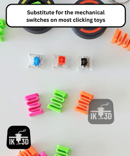 3D Printable Spring Swith Replacement 3d model