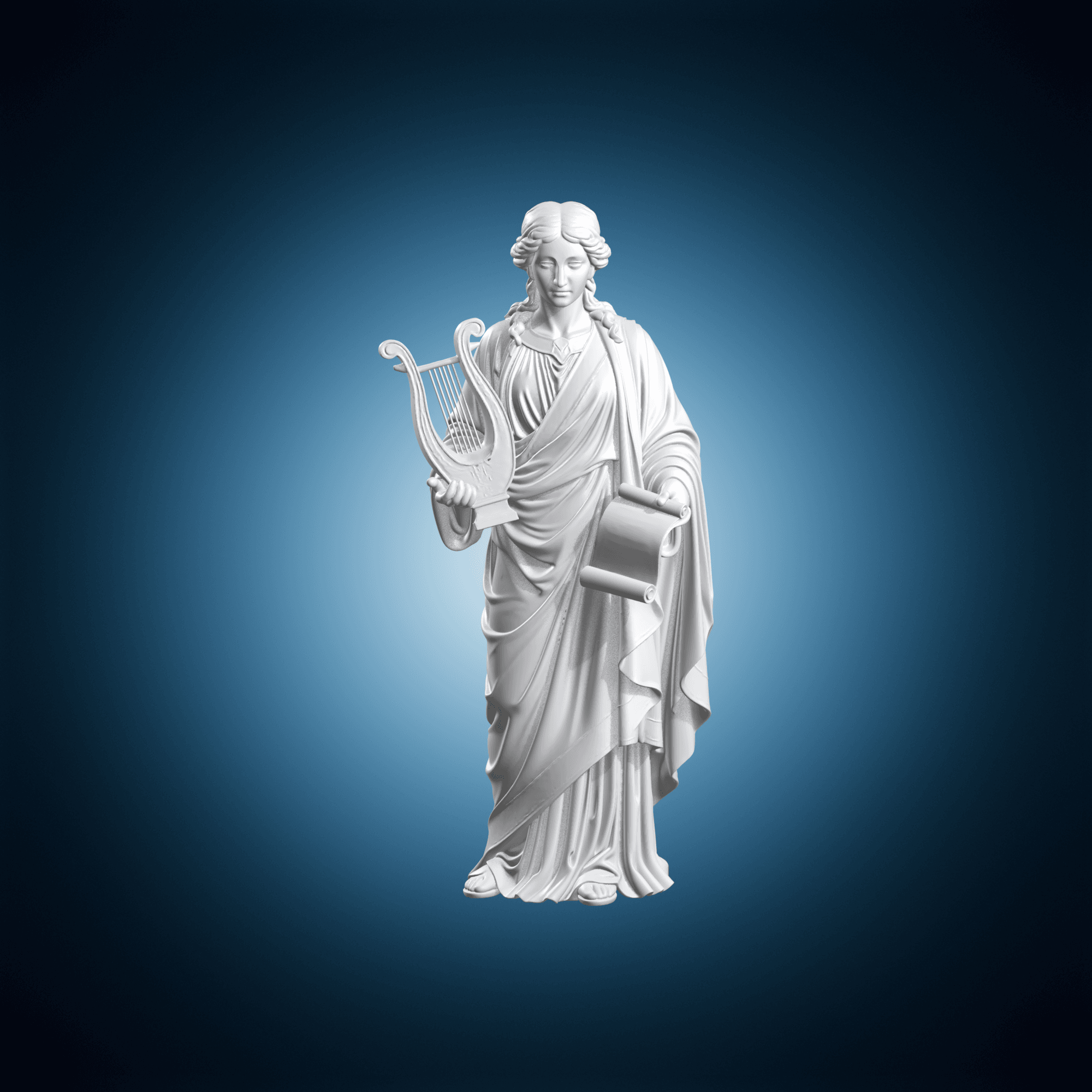 Saint Cecilia 3d model