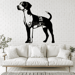 English Pointer Dog 2D Wall Art/Window Art 3d model