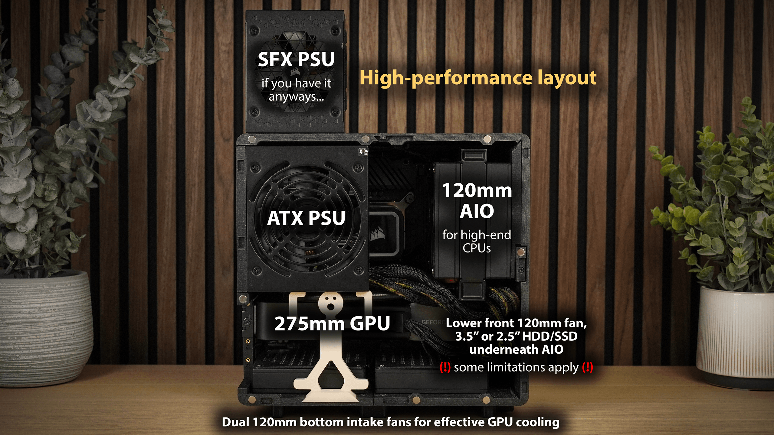 Budget-friendly mATX case 3d model
