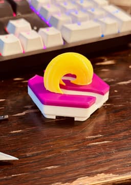 Hextraction Tile - Going Loopy 3d model