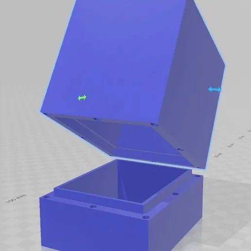 Simple Supportless, multi sized deckbox 3d model