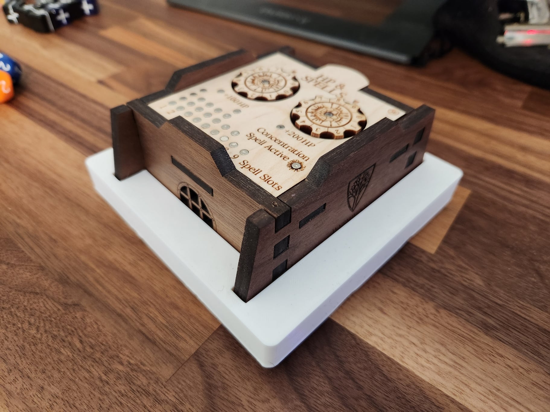 Gridfinity 3x3 Wyrmwood Brig Holder 3d model