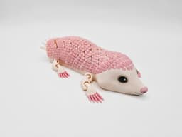 Flexi Pink Fairy Armadillo 3d model