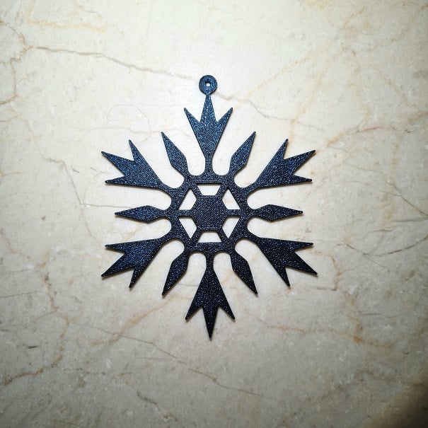 snowflake 3d model