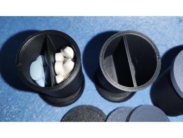 (35mm Film Cannister) Pill/Glucose Tablet Cannisters 3d model