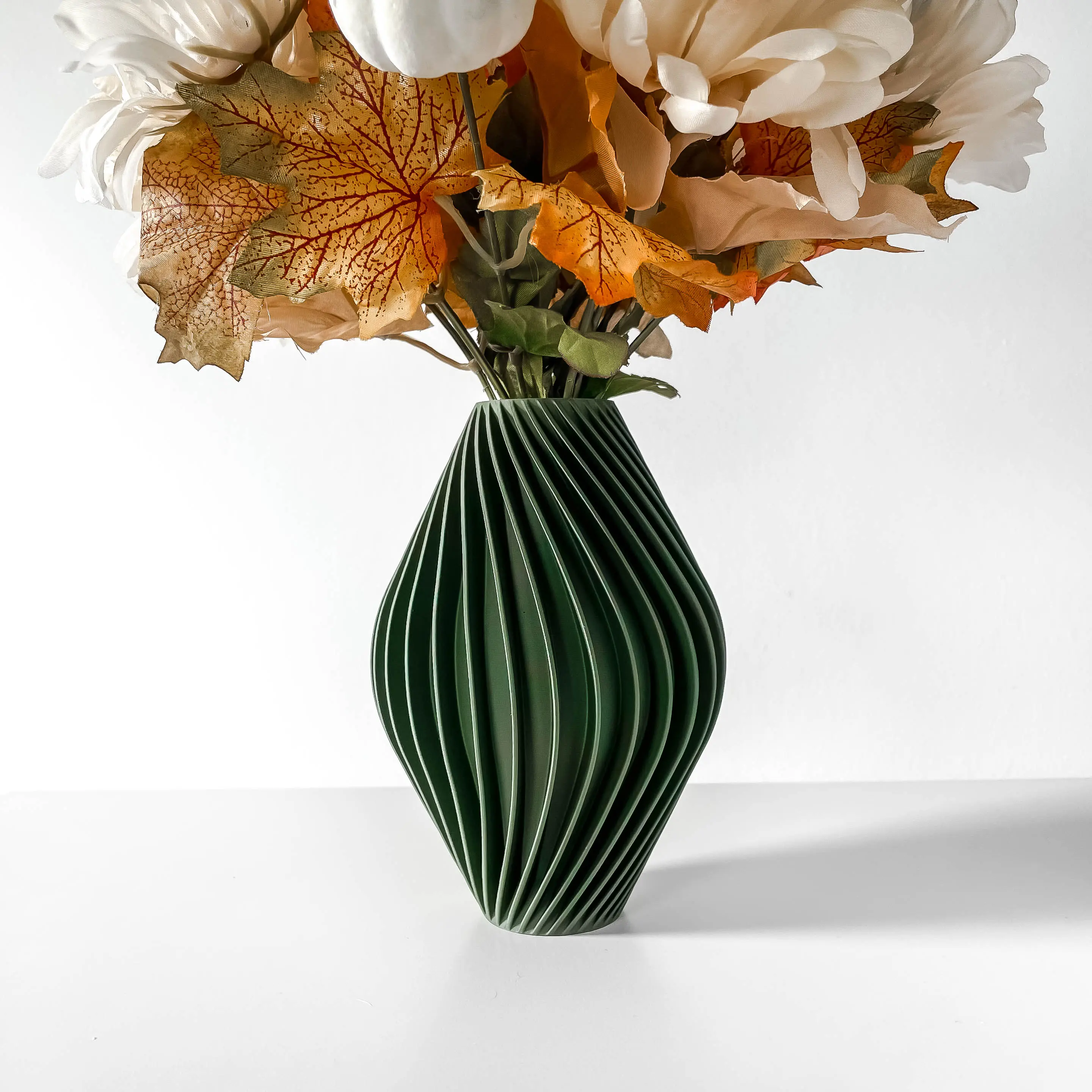 The Vati Vase, Modern and Unique Home Decor for Dried and Preserved Flower Arrangement | STL File 3d model