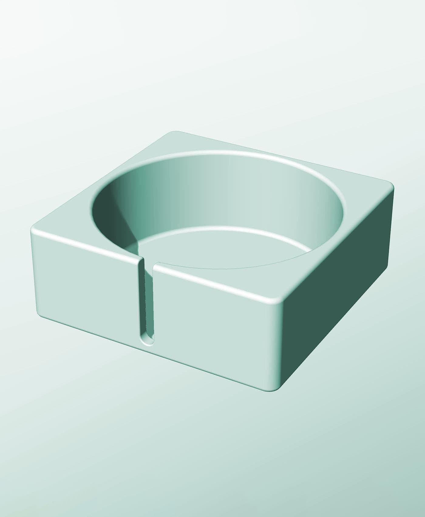 CS162-65-S Stackable slotted bin box module for creative decor 3d model