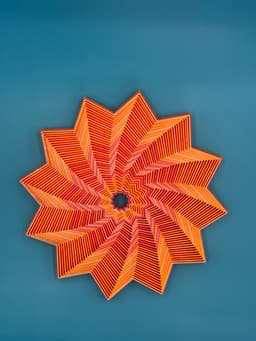 Fractal Star Fidget – 12 Points, 38 Rings of Mesmerizing Motion! 3d model