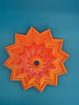 Fractal Star Fidget – 12 Points, 38 Rings of Mesmerizing Motion! 3d model