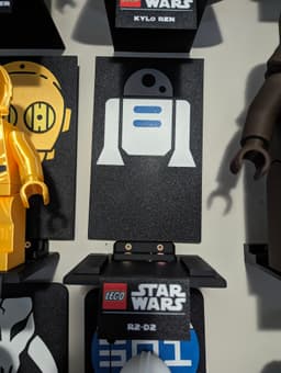 R2-D2 Backer Plates 3d model