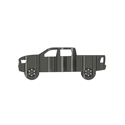 Dodge Ram TRX 3D Car Flip Art Desk Display 3d model