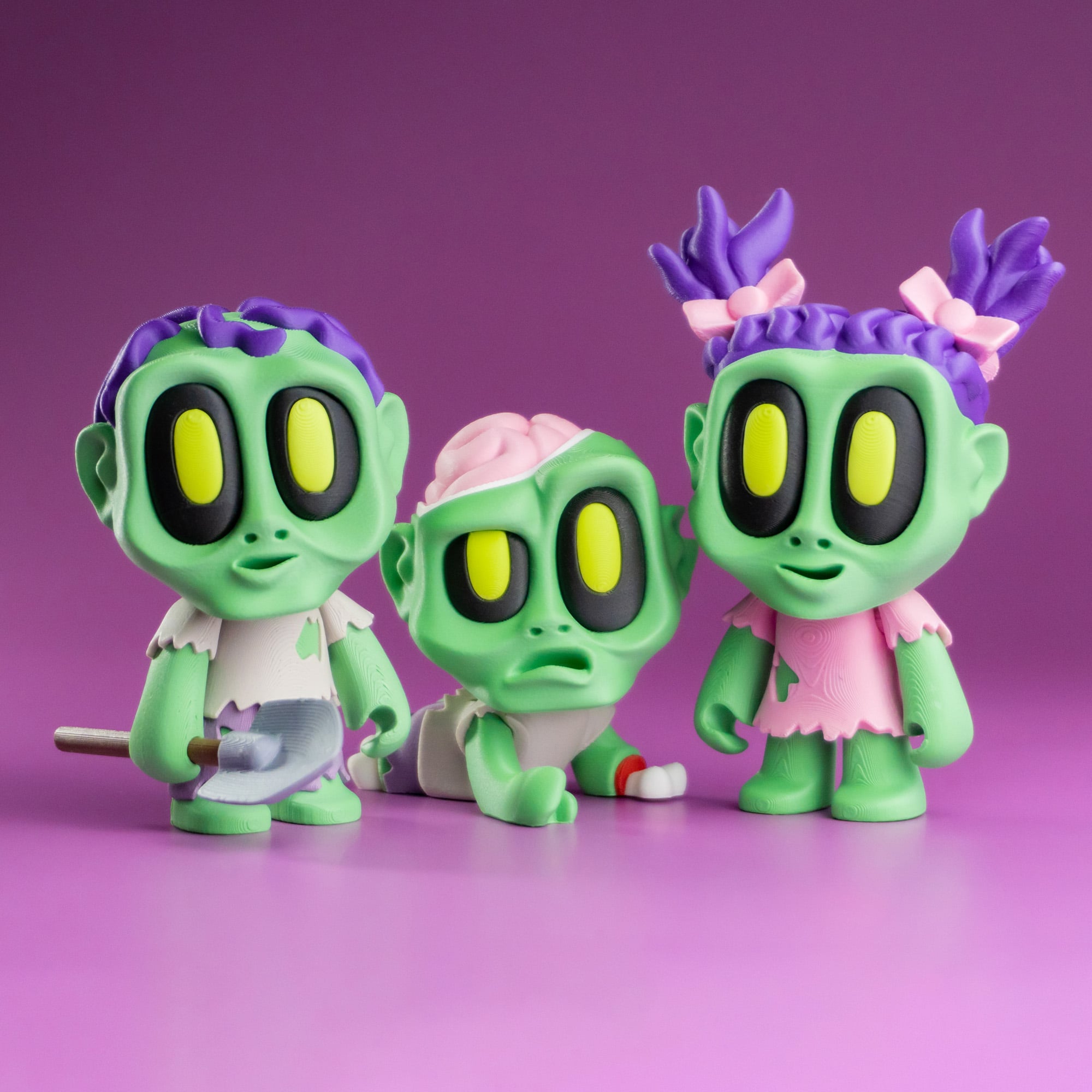 Blob Zombies 3d model
