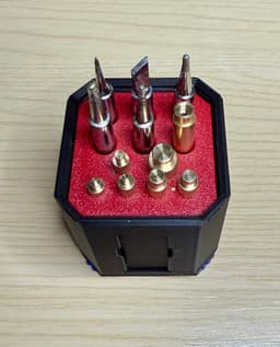 1x1 Multibin Lid Soldering Iron Tip Holder 3d model