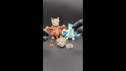 CUTE BABY DRAGON BOBBLEHEAD 3d model
