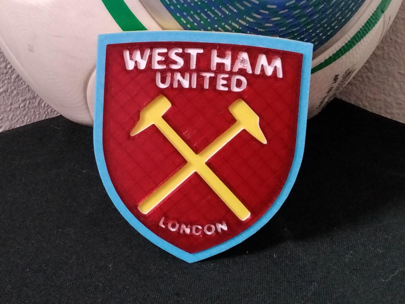 West Ham Coaster or plaque 3d model