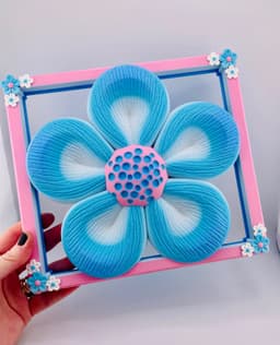 5 Petal Flower Wall Art 3d model