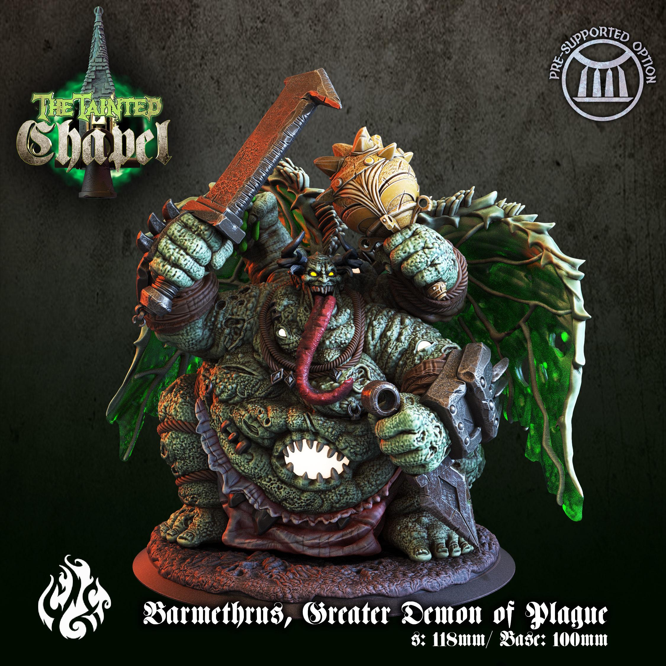 Barmethrus, Greater Demon of Plague 3d model